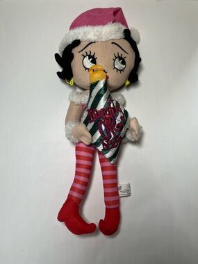 Holiday Betty boop plush 14”